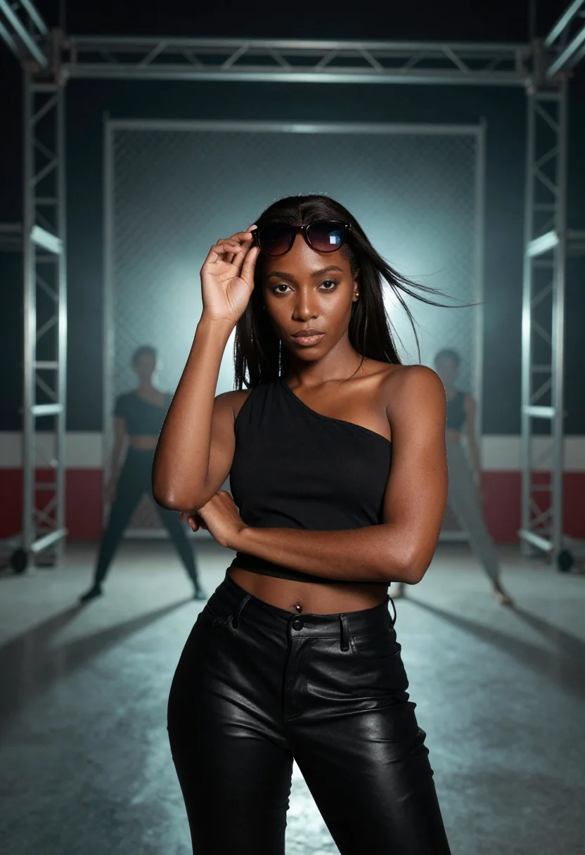 AI aaliyah sample — portrait of a woman, close half-length portrait of a woman o