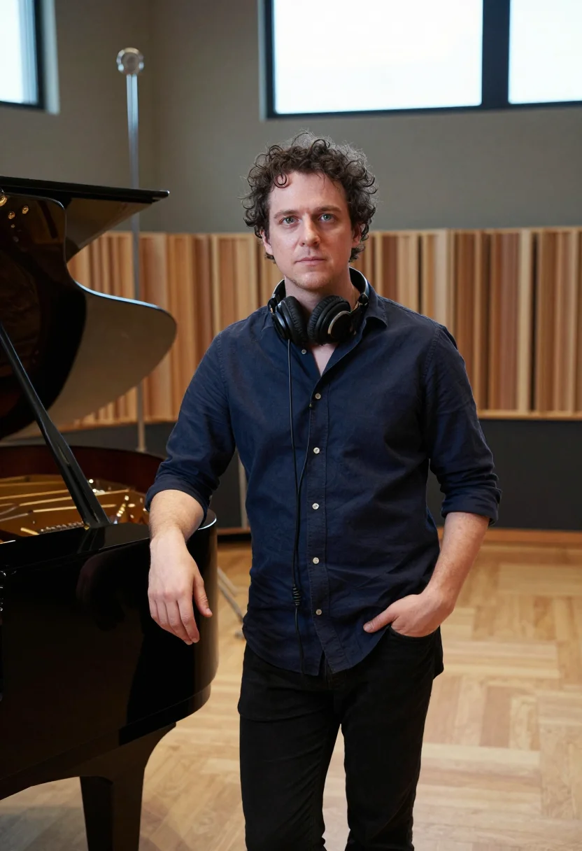 AI abbey road console sample — portrait of a man, three-quarter-length portrait of an Irish