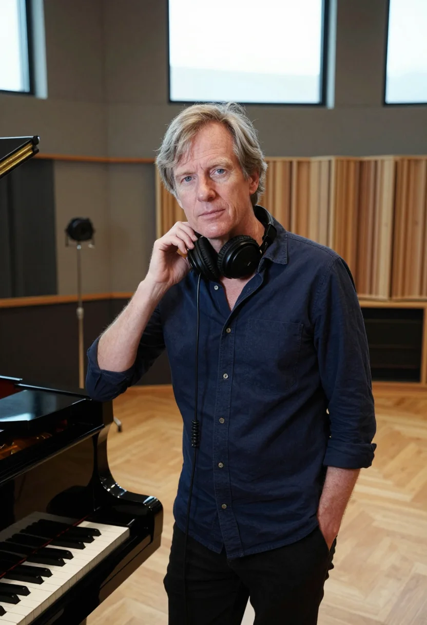 AI abbey road console sample — portrait of a man, chest-up portrait of a Scottish man in hi