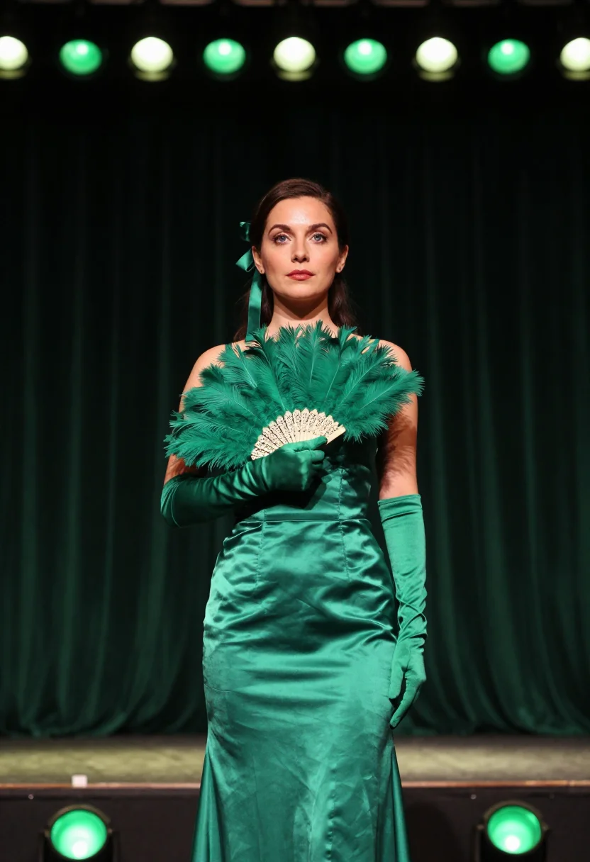 AI absinthe green sample — portrait of a woman, half-length portrait of a woman in her