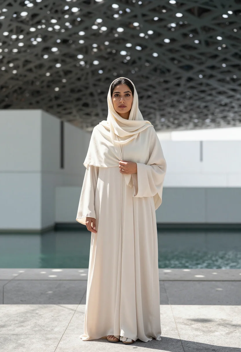 AI abu dhabi sample — portrait of a woman, full-length portrait of a Gulf-Arab wom