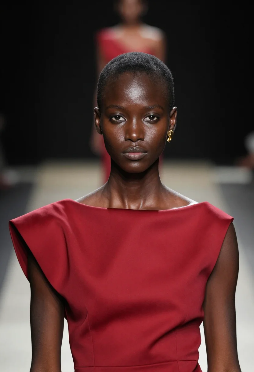 AI adut akech sample — portrait of a woman, framed as a close head-and-shoulders po