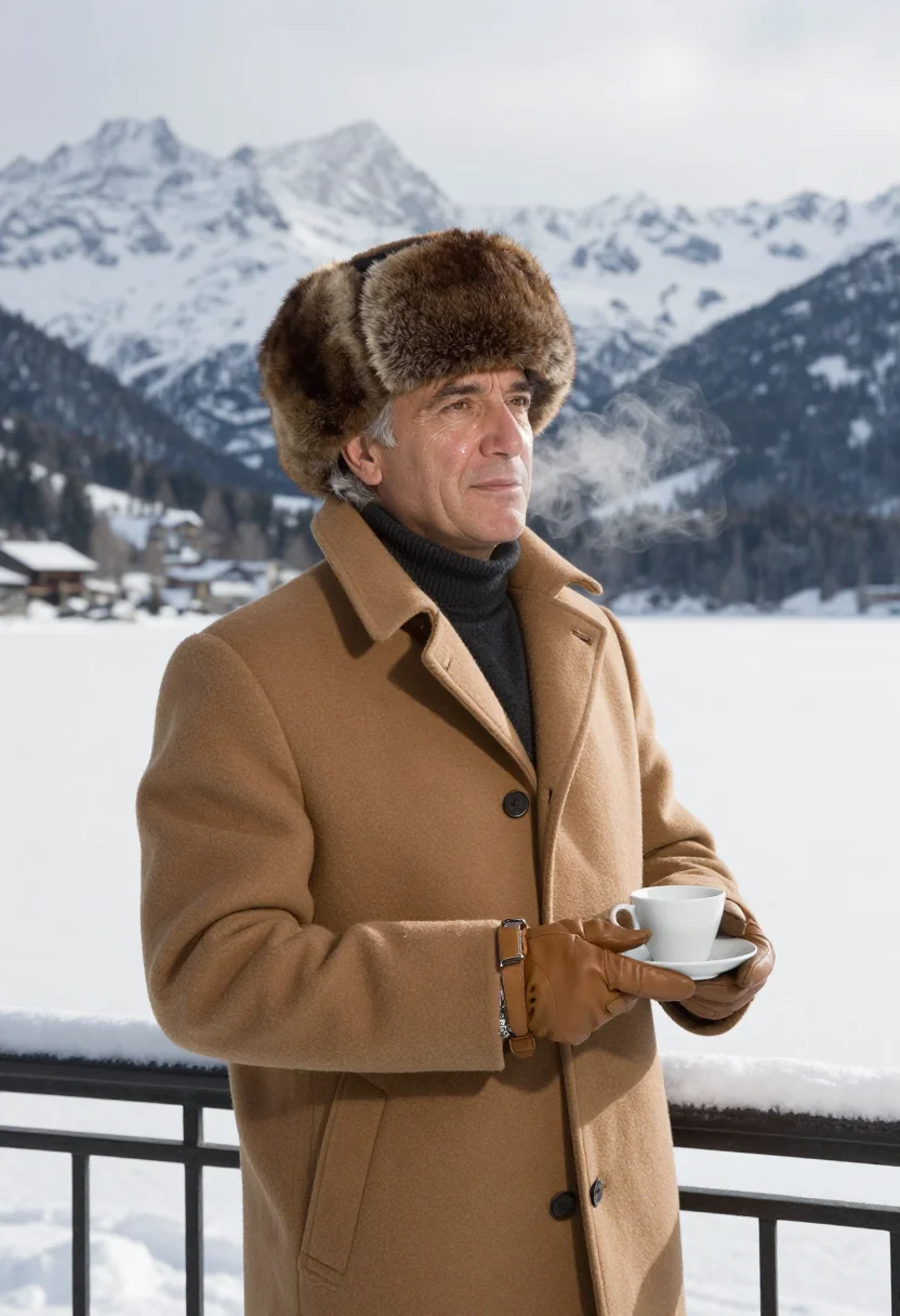 AI agnelli sample — portrait of a man, half-length portrait of an Italian man in