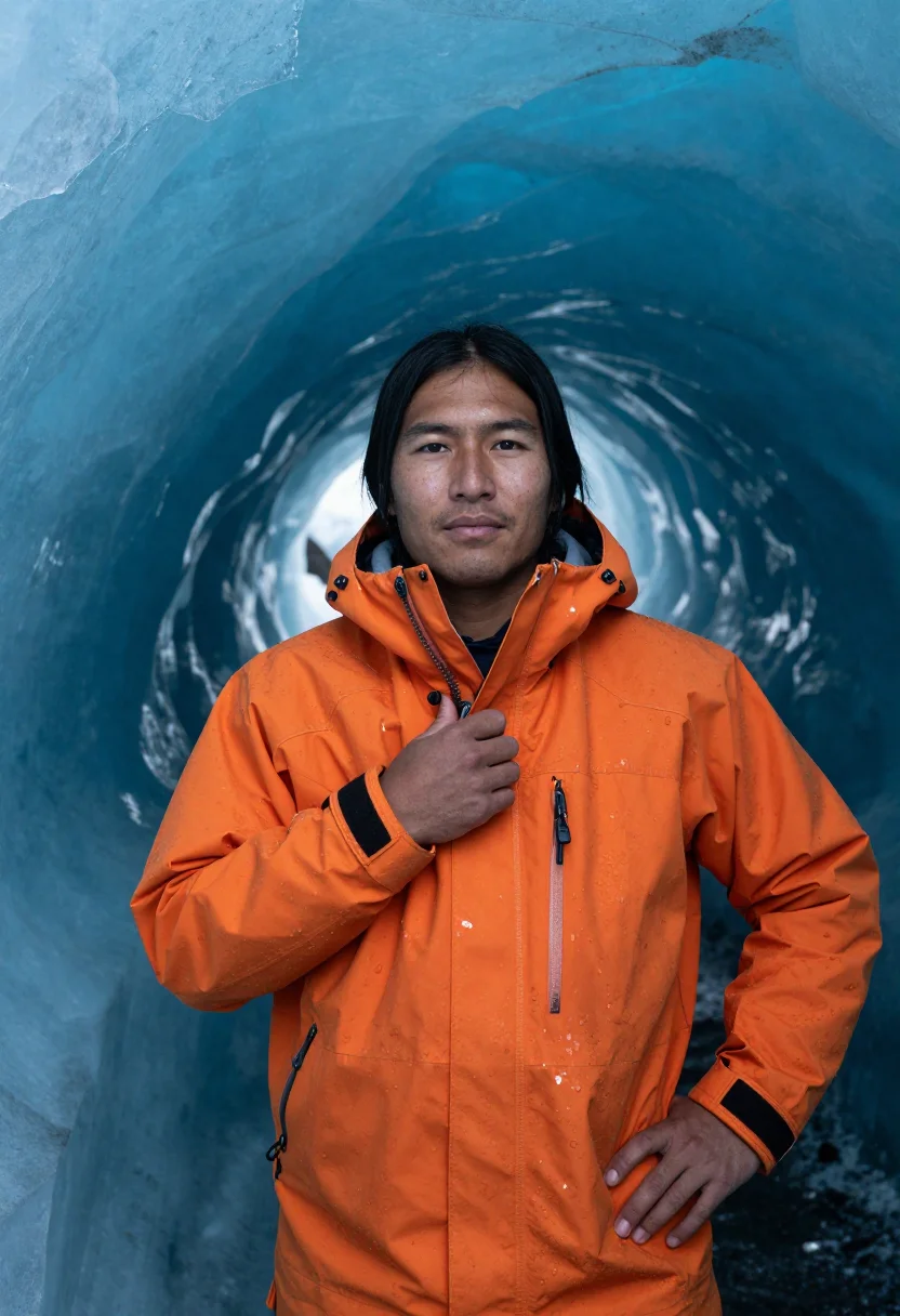 AI alaska sample — portrait of a traveler, half-length portrait of an Alaska Na