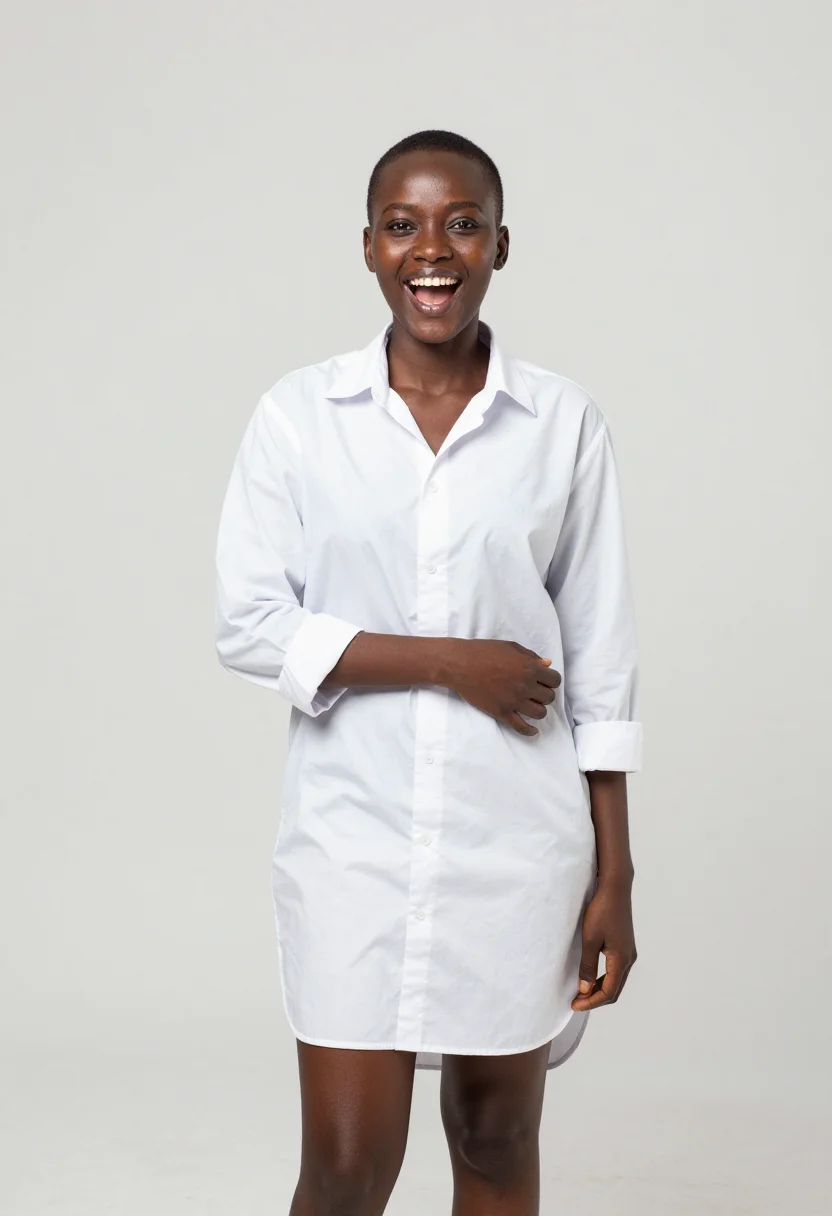 AI alek wek sample — portrait of a woman, full-length portrait of a Sudanese woma