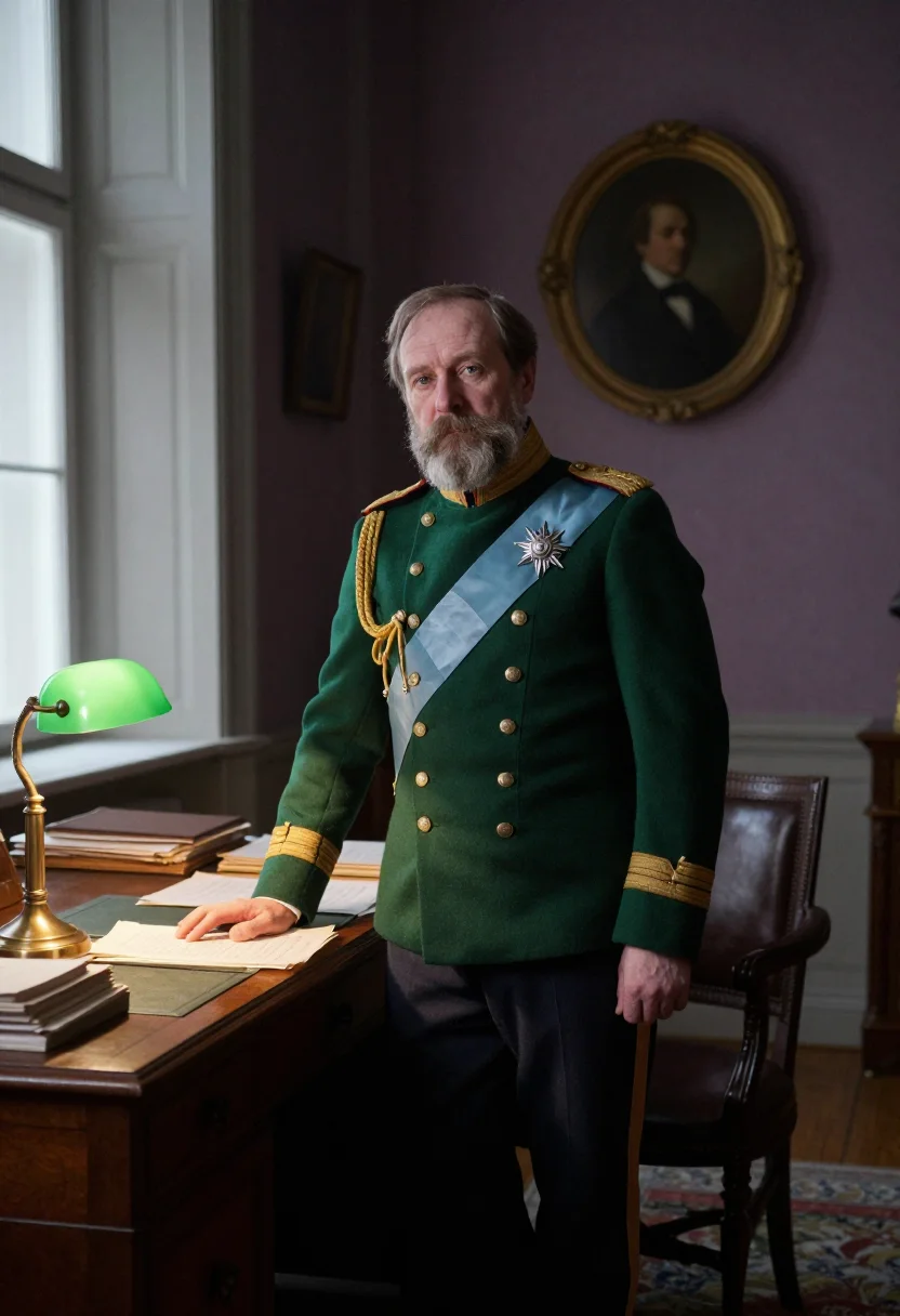 AI alexander ii katia sample — portrait of a man, full-length portrait of a Western-Europea