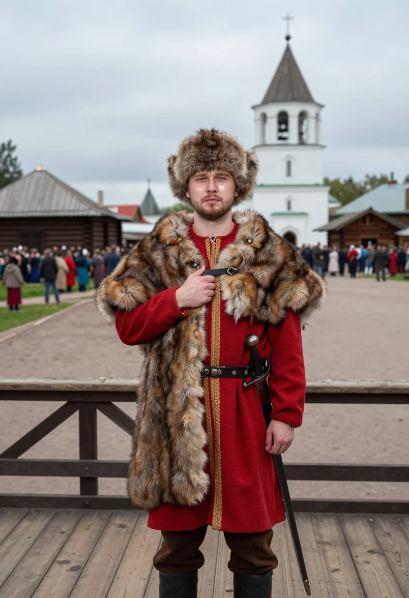 AI alexander nevsky sample — portrait of a man, chest-up portrait of an Eastern-European