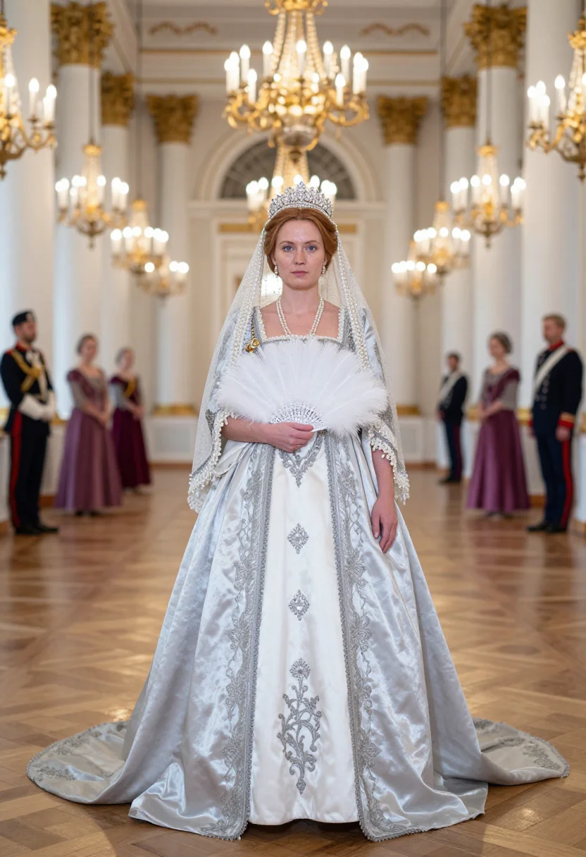 AI alexandra feodorovna sample — portrait of a woman, full-length portrait of a Western-Europ