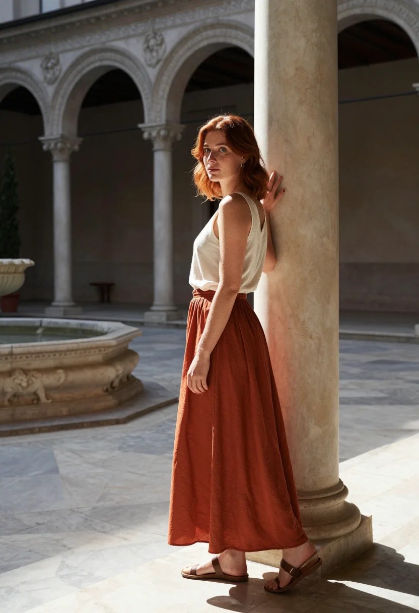 AI alhambra sample — portrait of a woman, half-length portrait of a Western-Europ