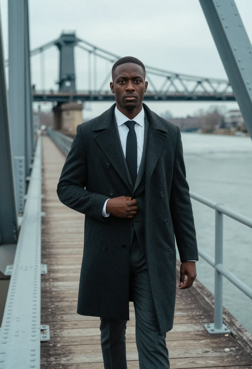 AI ali sample — portrait of a man, half-length portrait of a Black American
