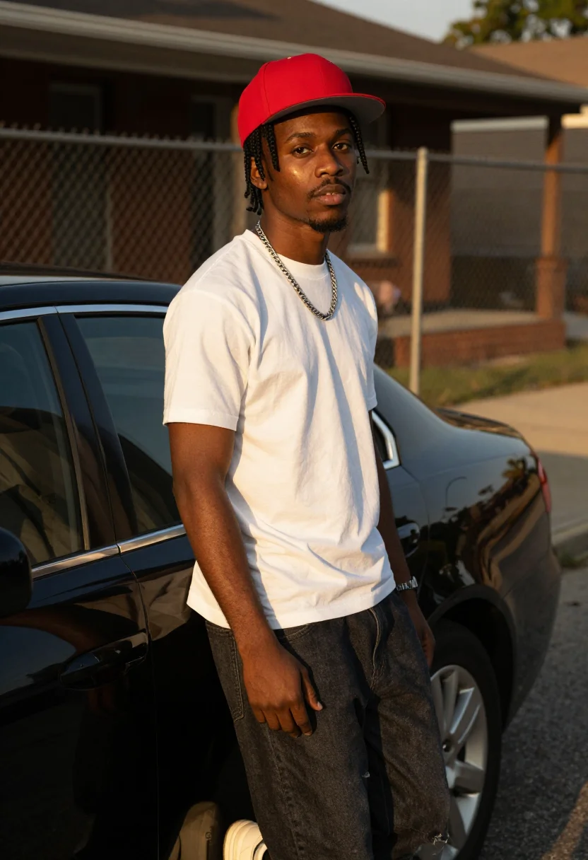 AI allen iverson 2001 sample — portrait of a man, three-quarter-length portrait of a man of