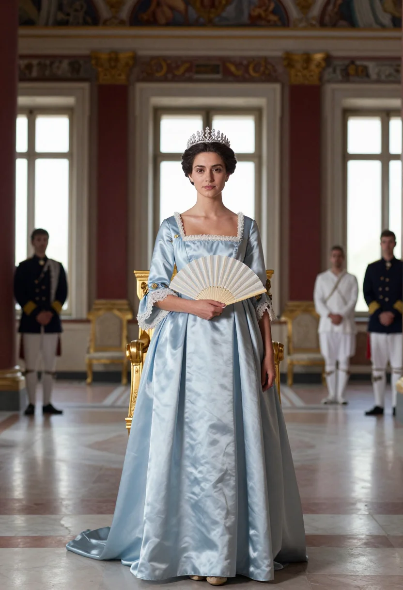 AI amalia of oldenburg sample — portrait of a woman, full-length portrait of a Western-Europ