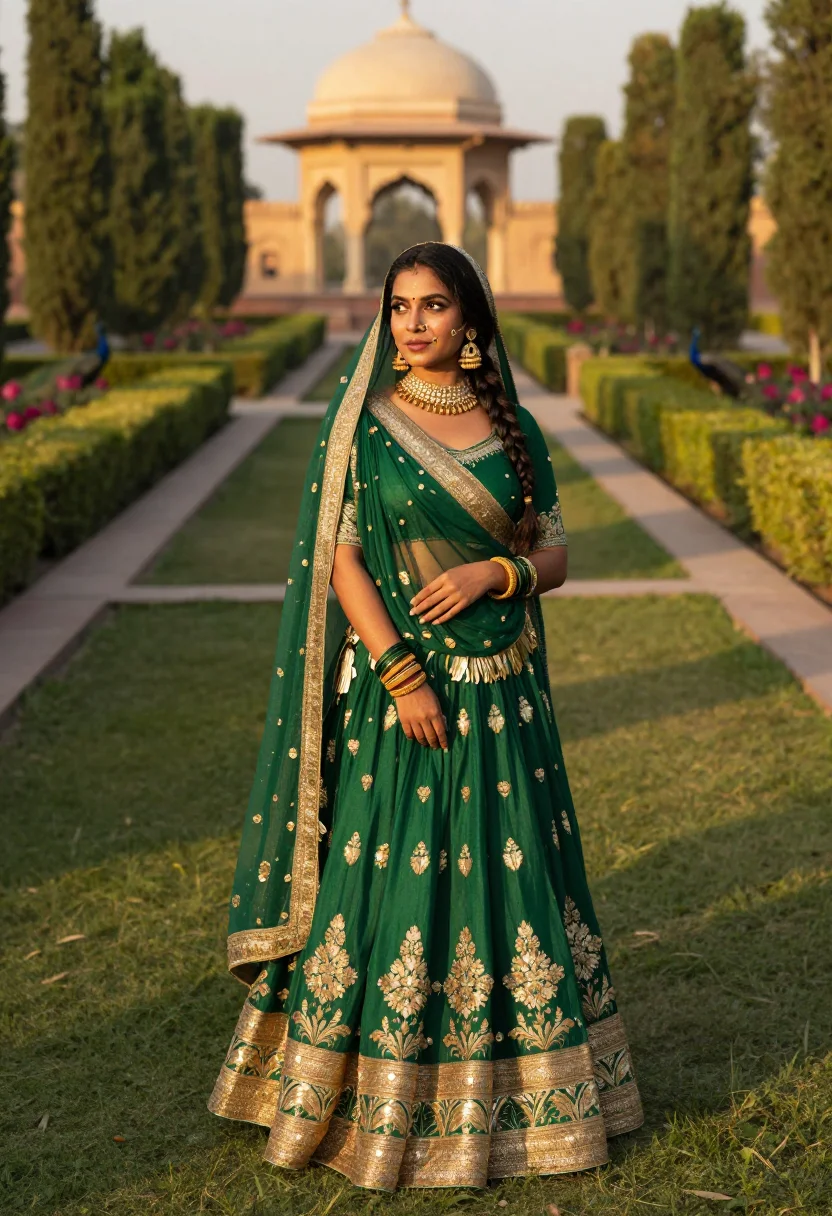 AI anita dongre sample — portrait of a woman, three-quarter-length portrait of a Raja