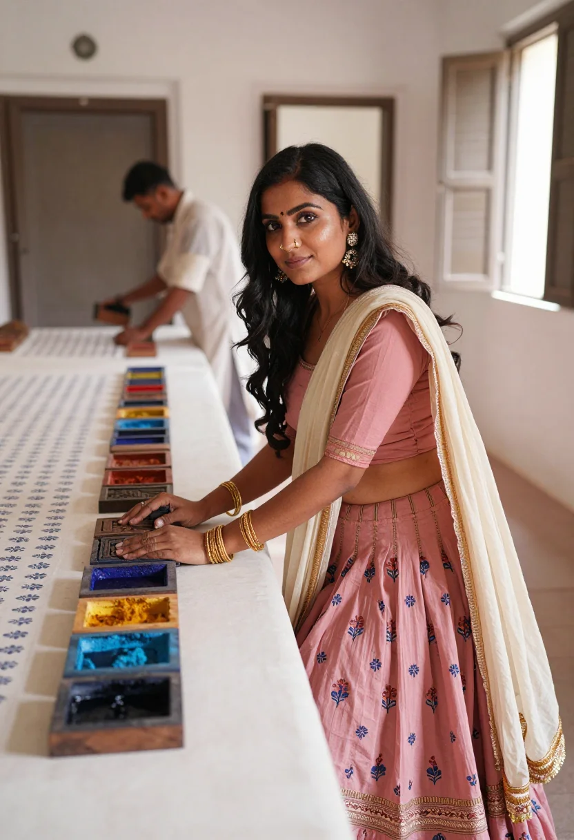 AI anita dongre sample — portrait of a woman, three-quarter-length portrait of a Raja