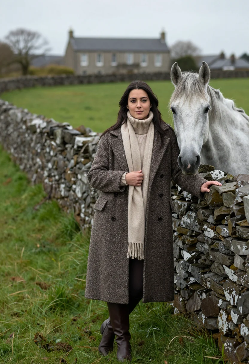 AI anjelica huston sample — portrait of a woman, full-length portrait of an Irish-Americ