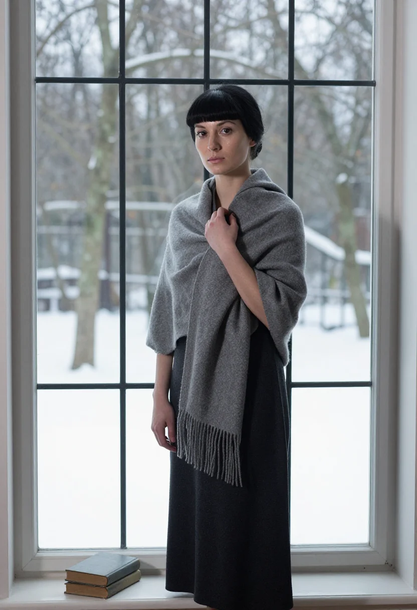 AI anna akhmatova sample — portrait of a woman, full-length portrait of a Western-Europ