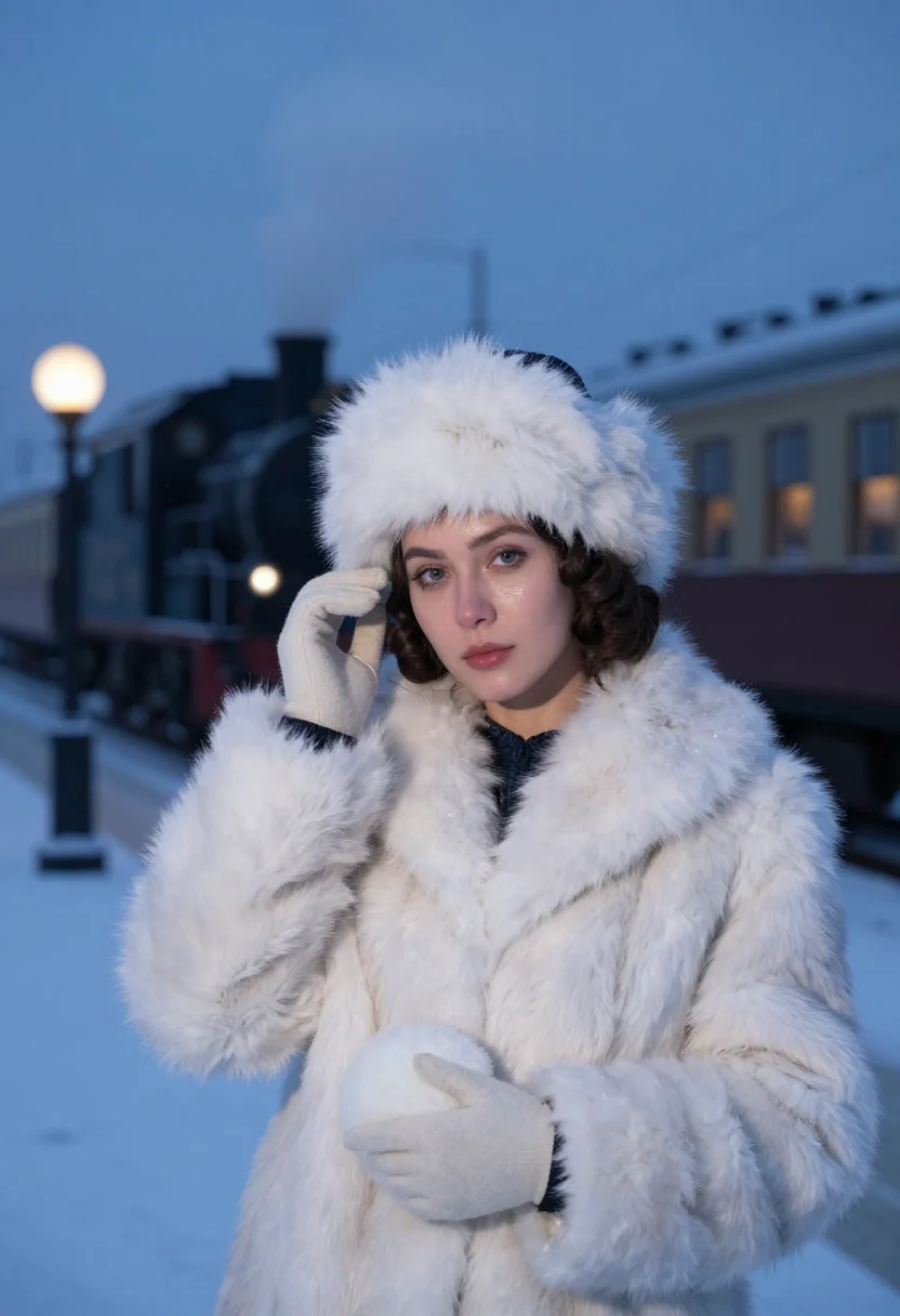 AI anna karenina sample — portrait of a woman, head-and-chest portrait of a Western-Eu