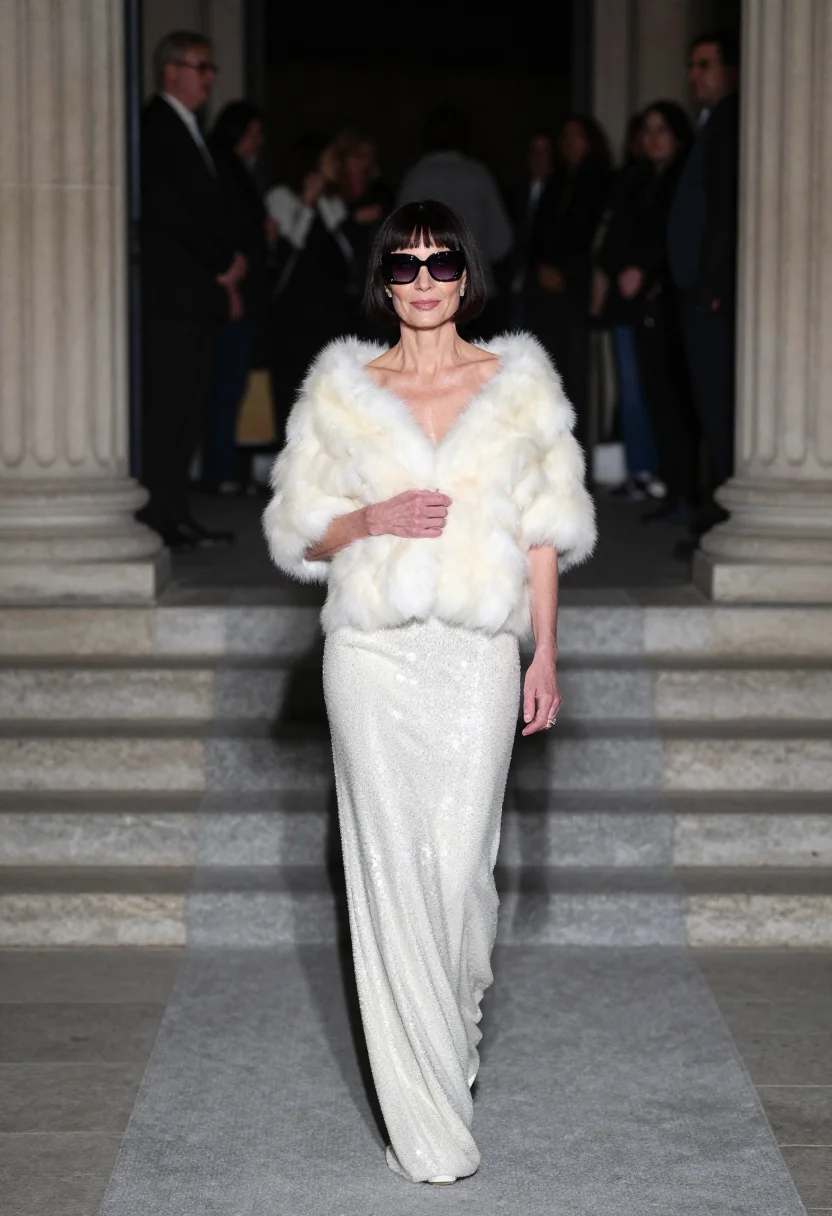 AI anna wintour sample — portrait of a woman, three-quarter-length portrait of a West