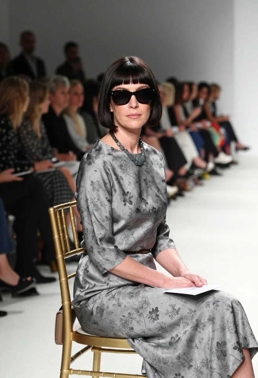AI anna wintour sample — portrait of a woman, three-quarter-length portrait of a West