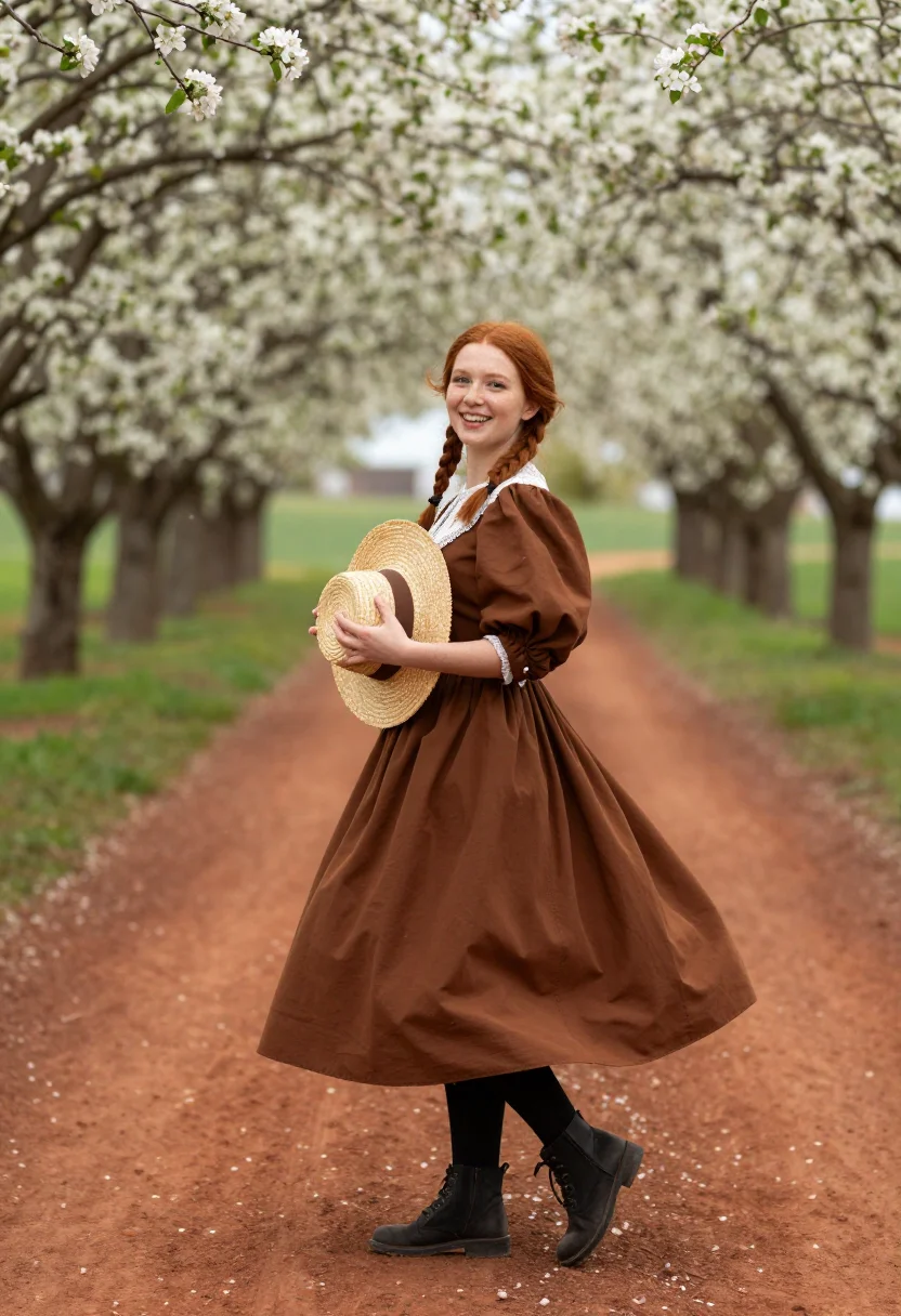 AI anne shirley sample — portrait of a woman, full-length portrait of a young Canadia