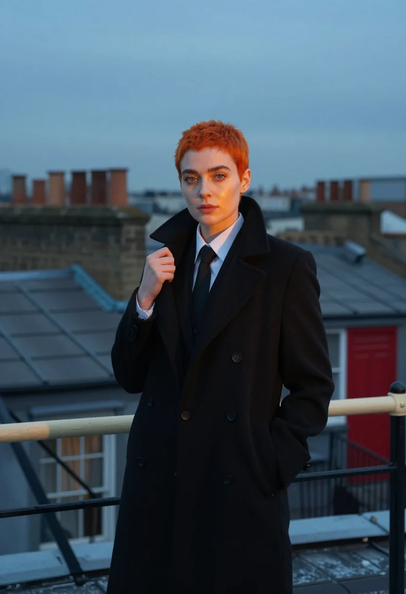 AI annie lennox sample — portrait of a woman, close half-length portrait of a woman o