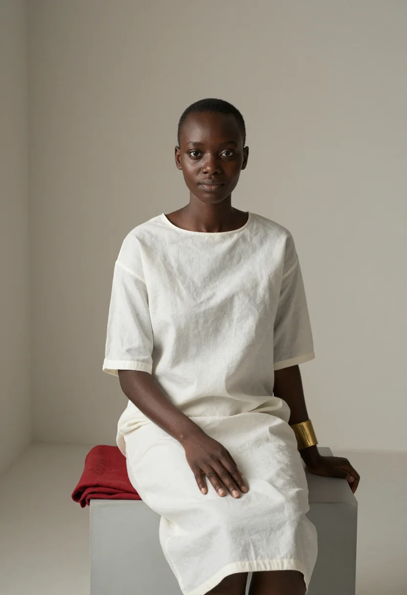 AI anok yai sample — portrait of a woman, half-length portrait of a woman of East