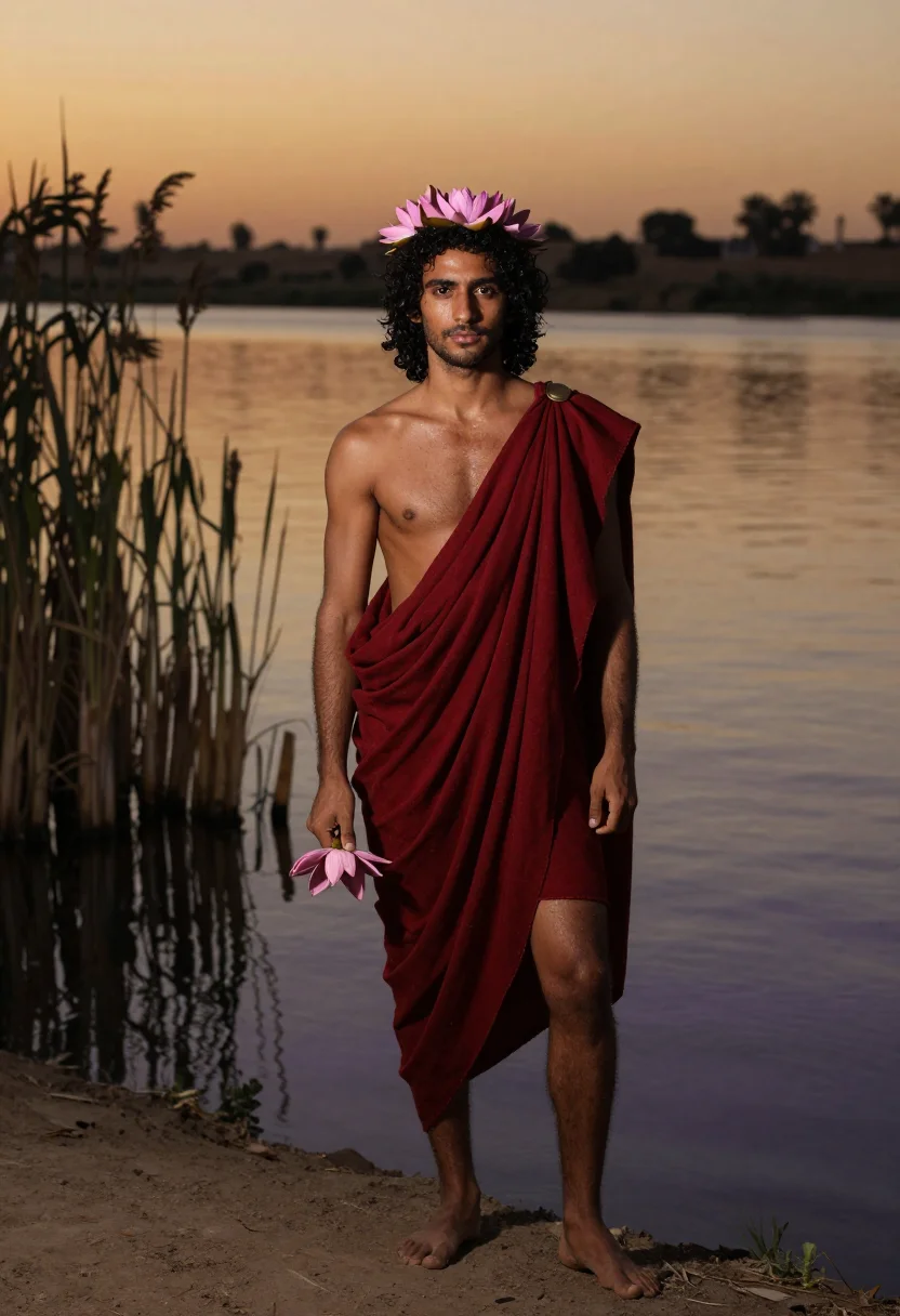 AI antinous sample — portrait of a man, full-length portrait of a Greek man in hi