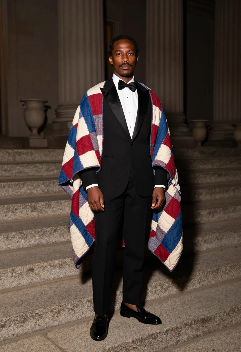 AI asap rocky harlem sample — portrait of a man, full-length portrait of a Black man with