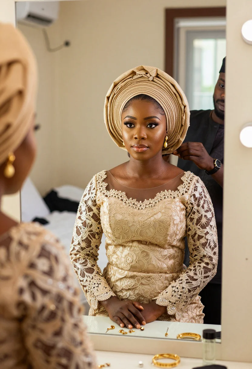 Example portrait from the AI Asoebi — Free Preview, Train Once