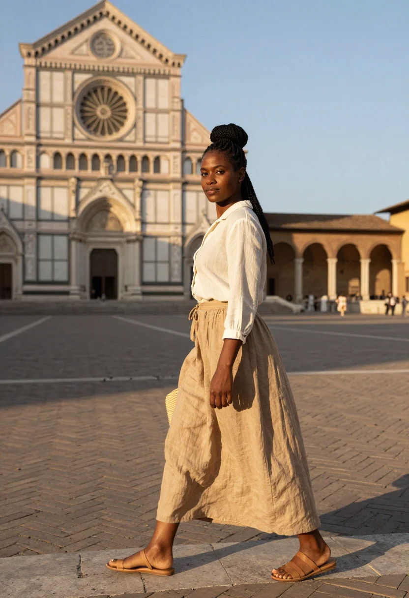 AI assisi sample — portrait of a woman, three-quarter-length portrait of a Blac