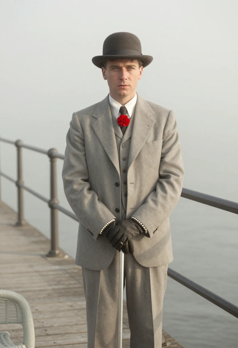 AI atlantic city boss sample — portrait of a man, three-quarter-length portrait of a Wester