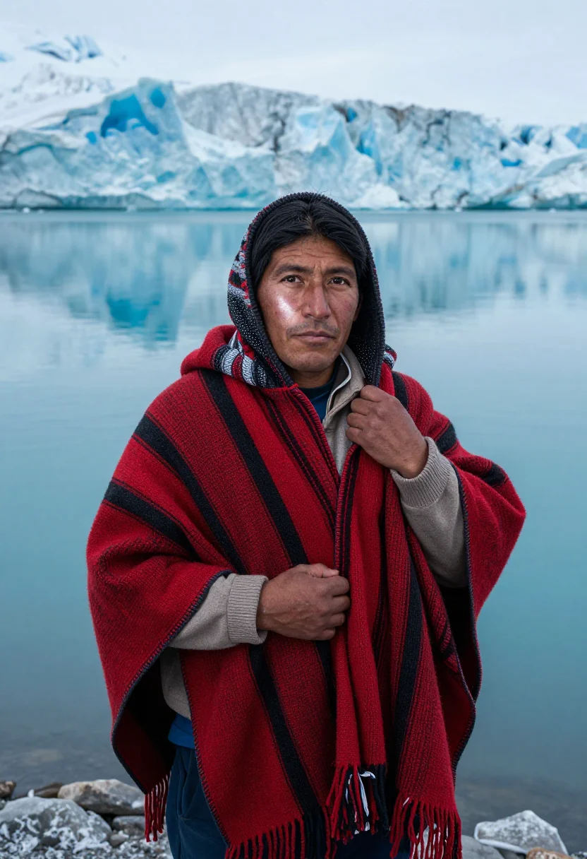 AI ausangate sample — portrait of a man, half-length portrait of a Quechua man of