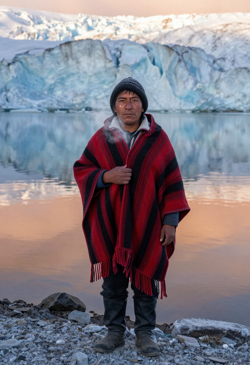 AI ausangate sample — portrait of a man, full-length portrait of a Quechua man of