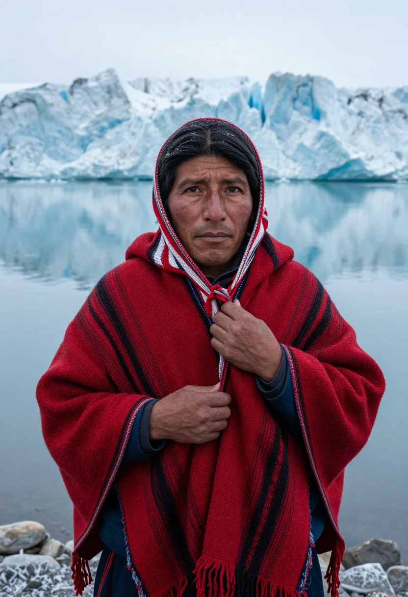 AI ausangate sample — portrait of a man, close portrait of a Quechua man of the hi