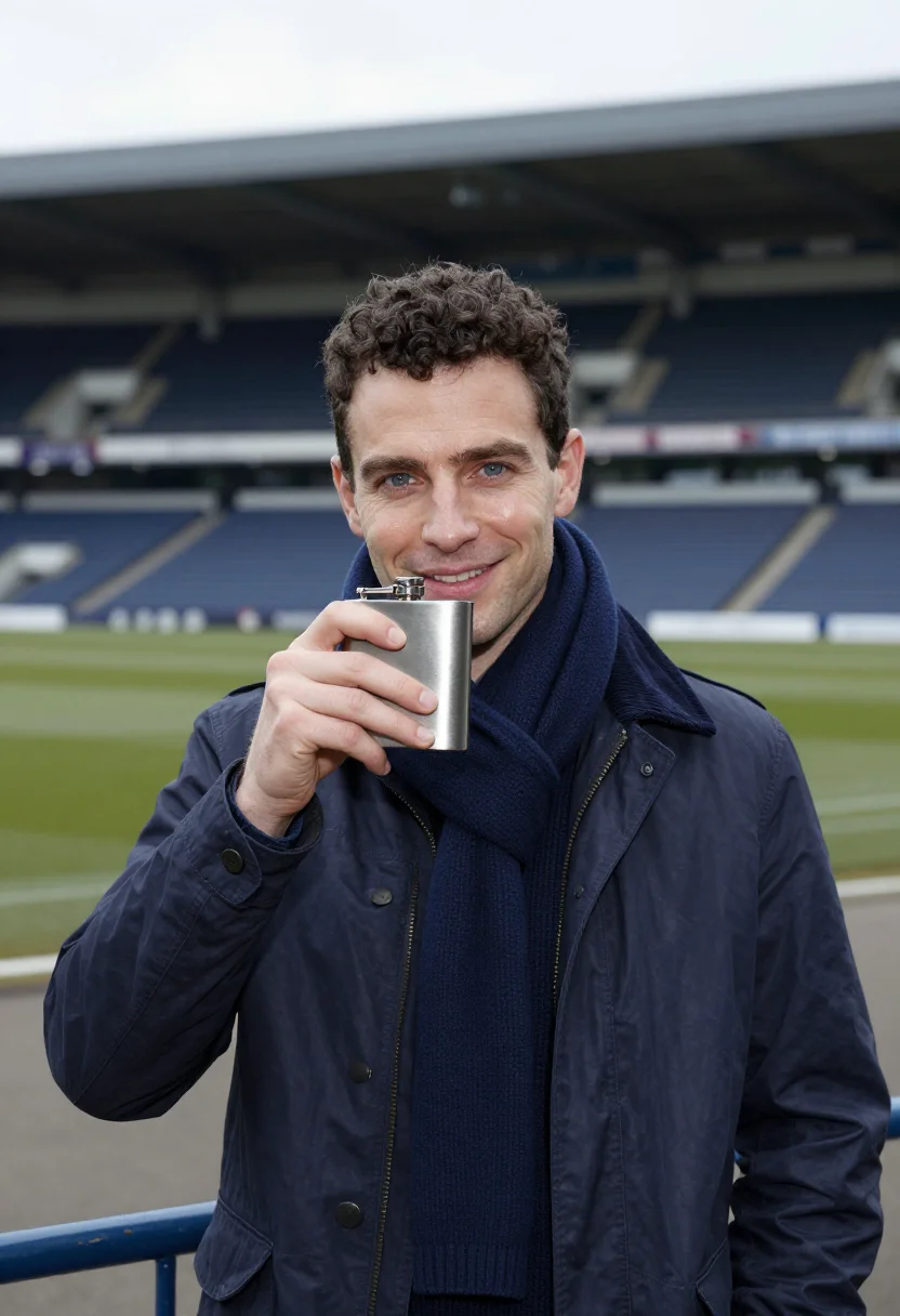 AI autumn internationals twickenham navy sample — portrait of a man, framed chest-up, cropped at the ribs, the
