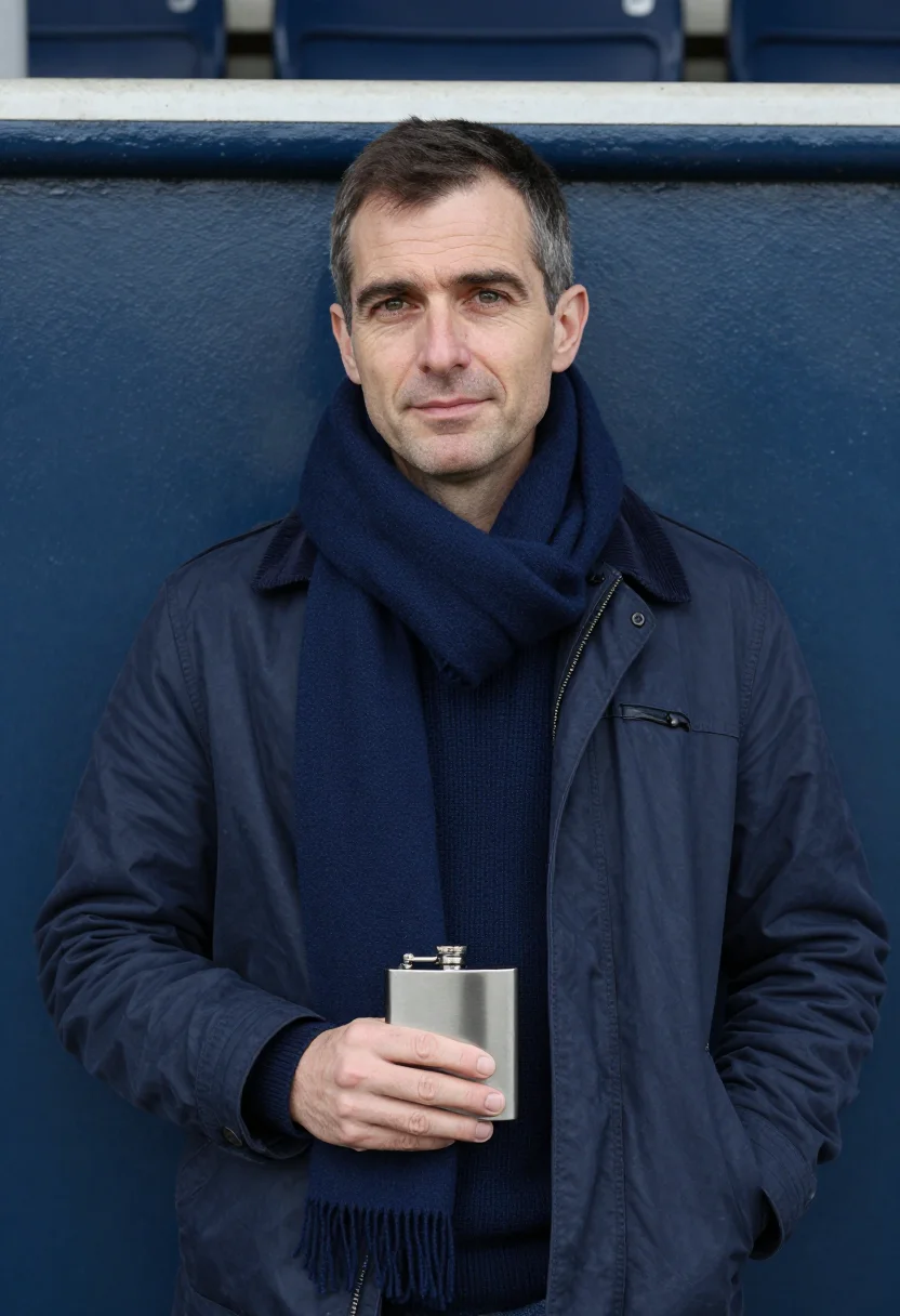 AI autumn internationals twickenham navy sample — portrait of a man, framed half-length, cropped at the hip, t