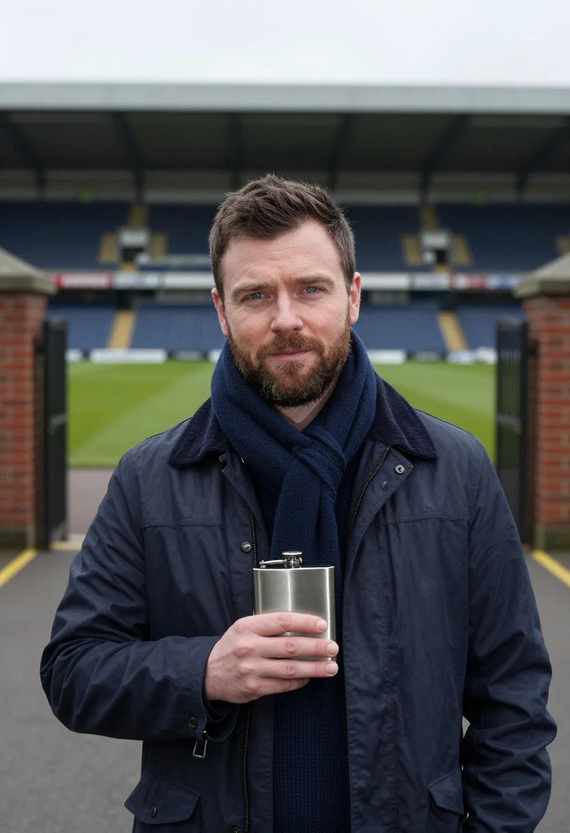 AI autumn internationals twickenham navy sample — portrait of a man, framed chest-up, cropped at the ribs, the