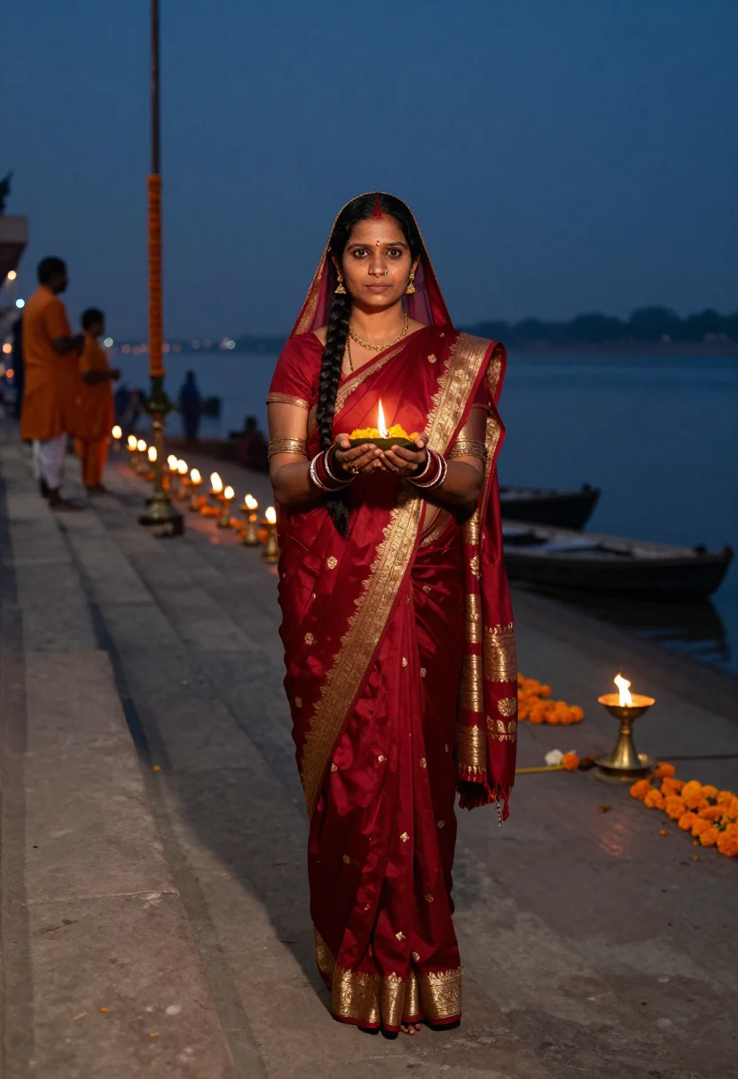 AI ayodhya sample — portrait of a woman, half-length three-quarter portrait of a
