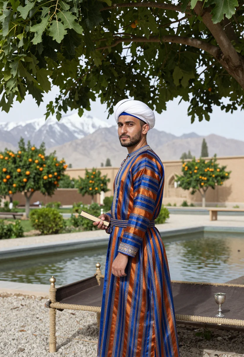 AI babur sample — portrait of a man, three-quarter-length portrait of a Centra