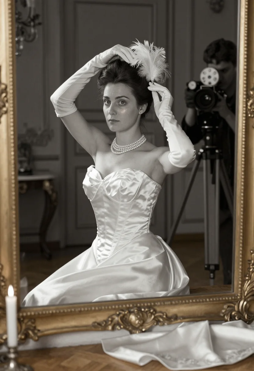 AI bal proust sample — portrait of a woman, three-quarter-length portrait of a West