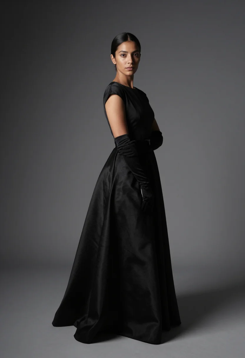 AI balenciaga gazar sample — portrait of a woman, three-quarter-length portrait of a Span
