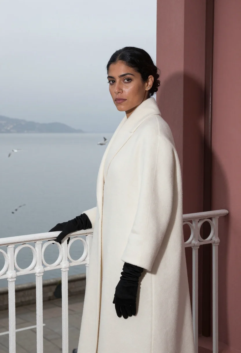 AI balenciaga gazar sample — portrait of a woman, three-quarter-length portrait of a Span