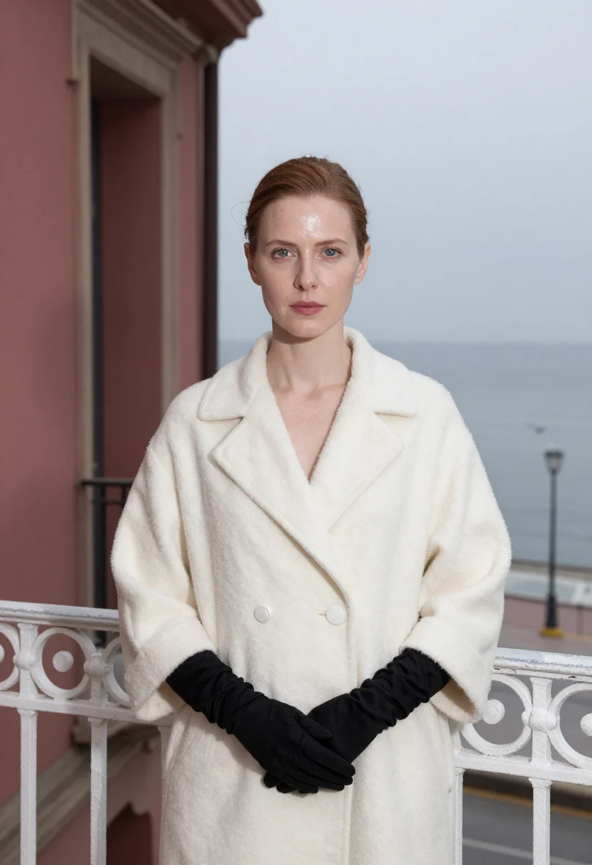 AI balenciaga gazar sample — portrait of a woman, waist-up portrait of a Western-European