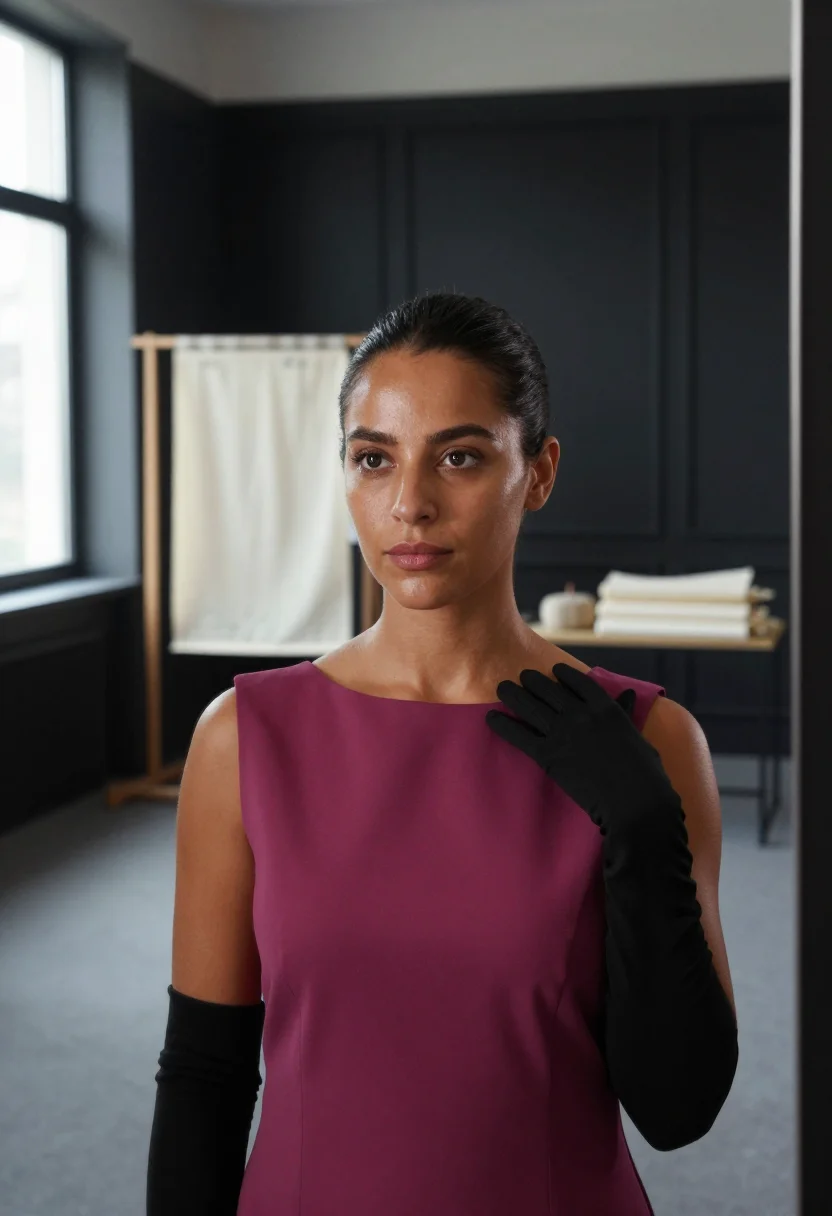 AI balenciaga gazar sample — portrait of a woman, chest-up portrait of a Spanish woman in