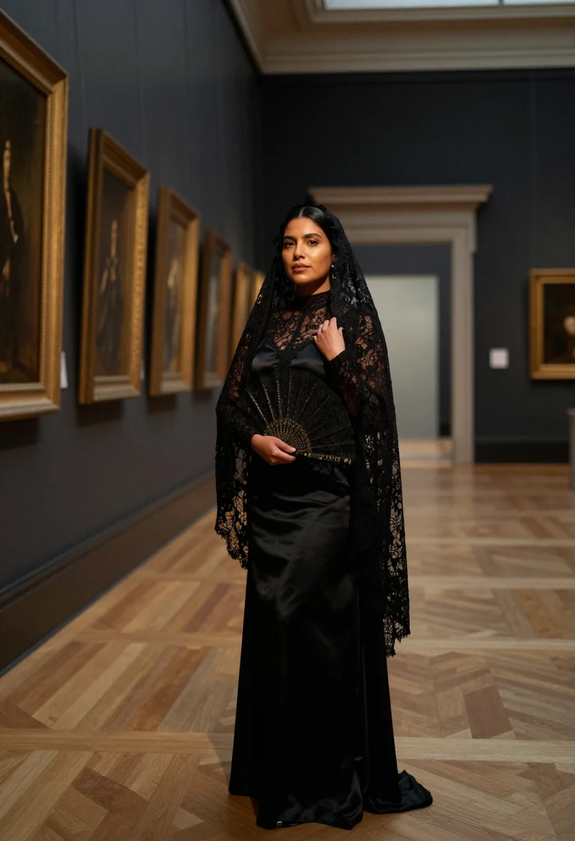 AI balenciaga reyes sample — portrait of a woman, full-length portrait of a Latin-America