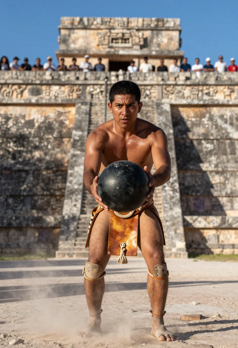 AI ballplayer sample — portrait of a man, three-quarter-length portrait of a Maya m