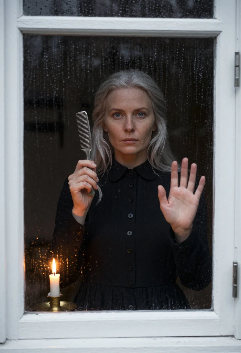 AI banshee sample — portrait of a woman, a Western-European woman with fair skin