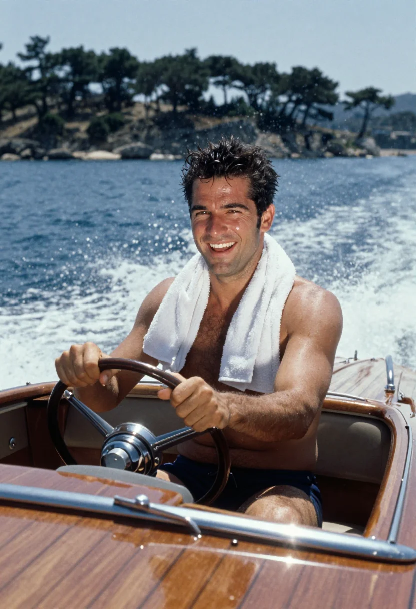 AI belmondo sample — portrait of a man, half-length portrait of a Western-Europea