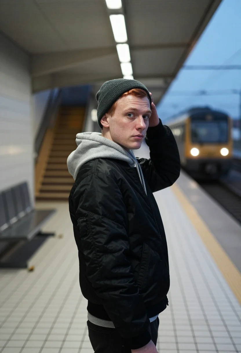 AI berlin silvester sample — portrait of a man, tight close portrait of a Western-Europea