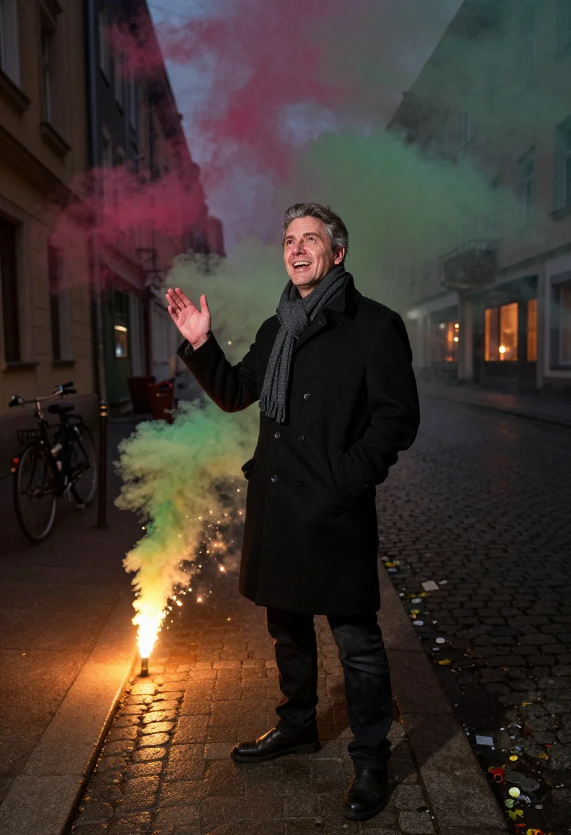 AI berlin silvester sample — portrait of a man, full-length portrait of a Western-Europea